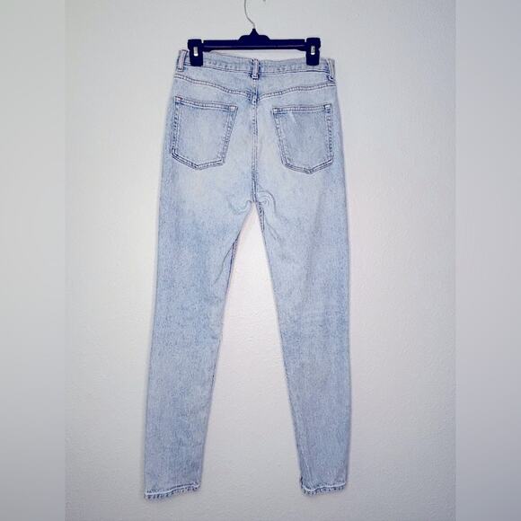 Reformation Serena Jeans High Rise Skinny Distressed Montego Wash 27 - Picture 5 of 8